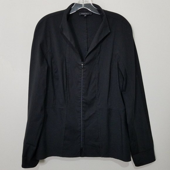Lafayette 148 New York Tops - Lafayette 148 Lightweight Zip Front Kerry Blouse